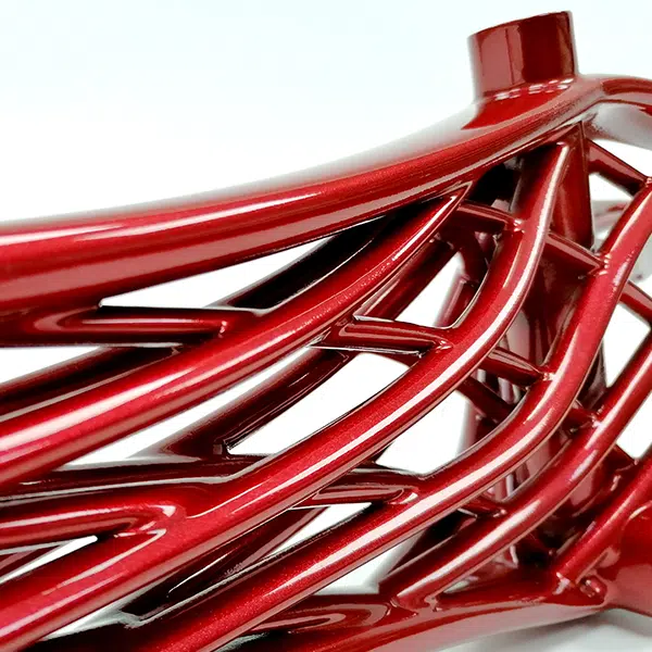 bmx-bicycle-frame-sla-technology-metallic-red-paint-finish